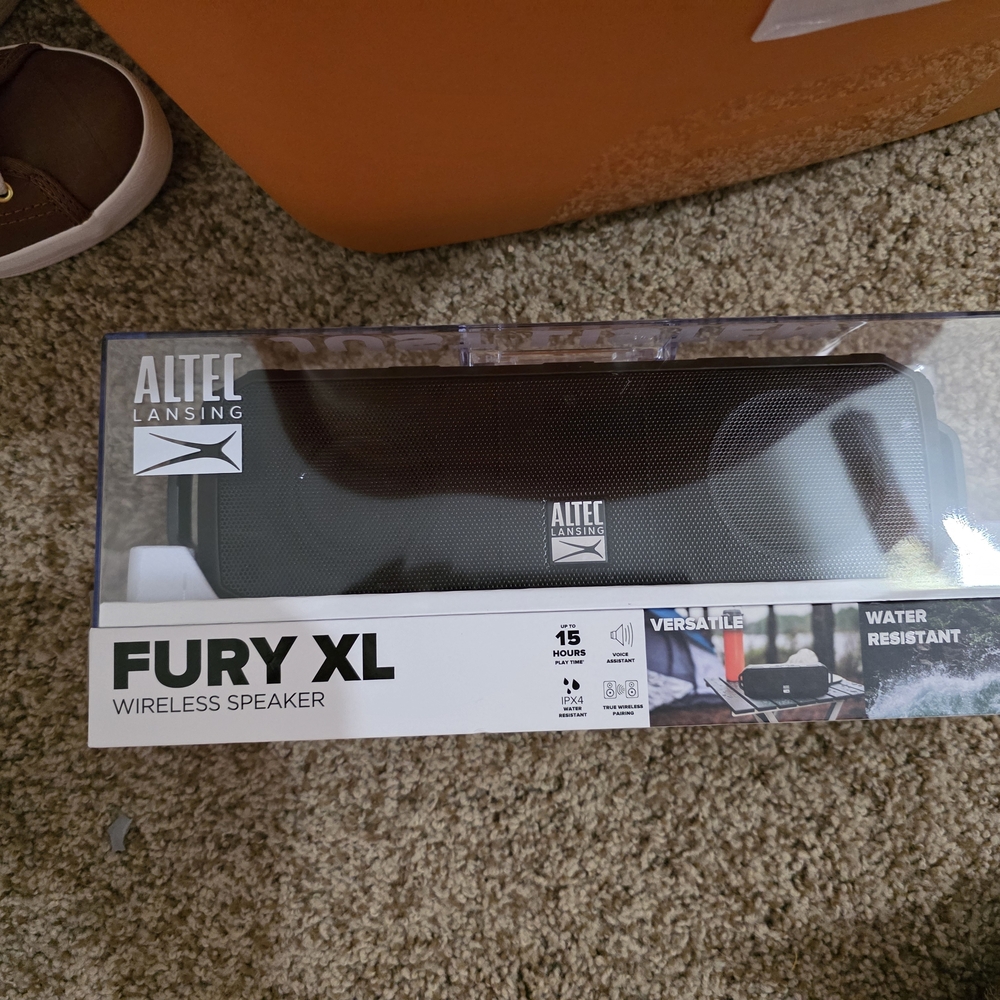 Altec Lansing Fury XL Wireless Speaker - Black
